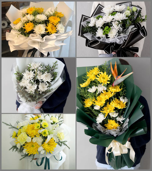 北京密云区新城子镇蔡家甸村白事花束代送